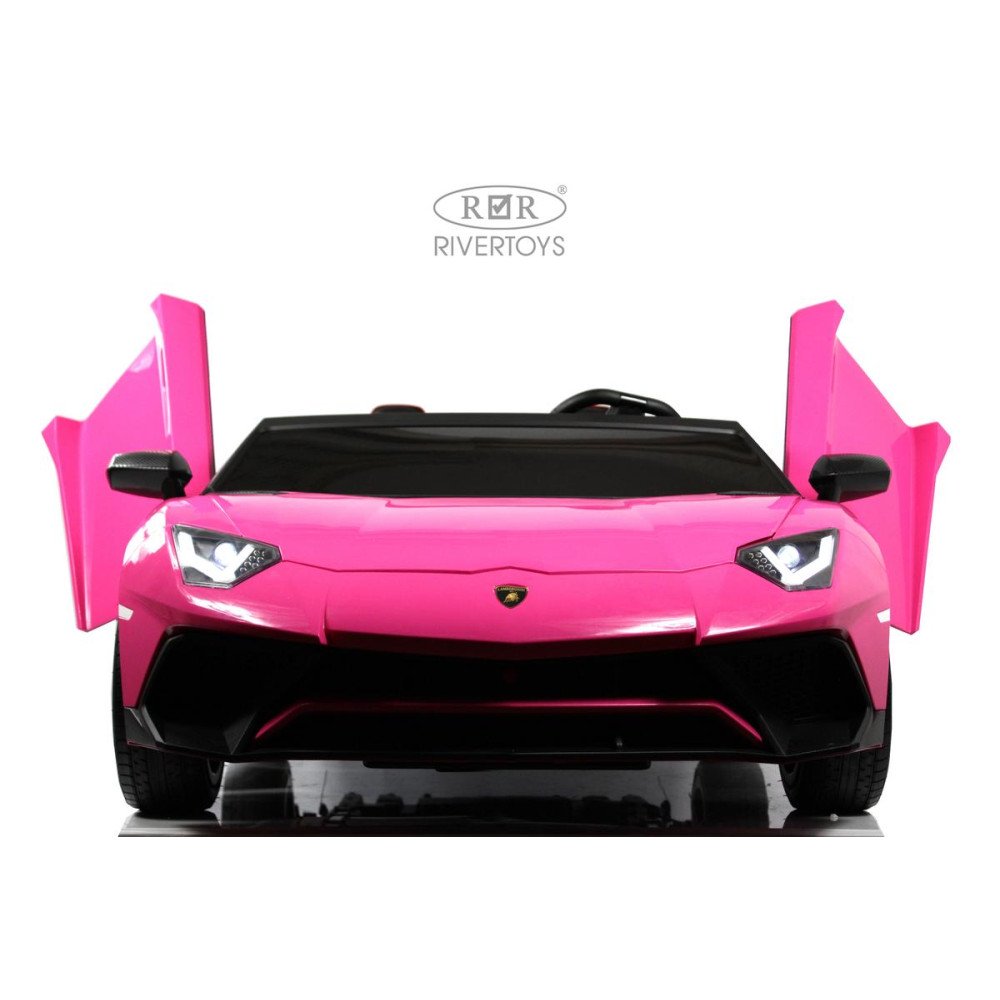 Детский электромобиль Lamborghini Aventador SV (M777MM) розовый