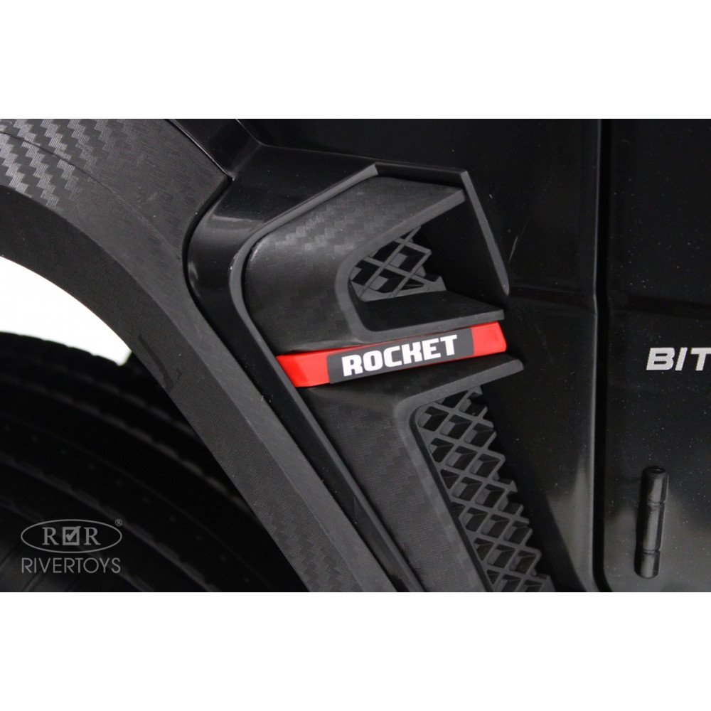 Двухместный электромобиль Mercedes-Benz Brabus Z888ZZ черный