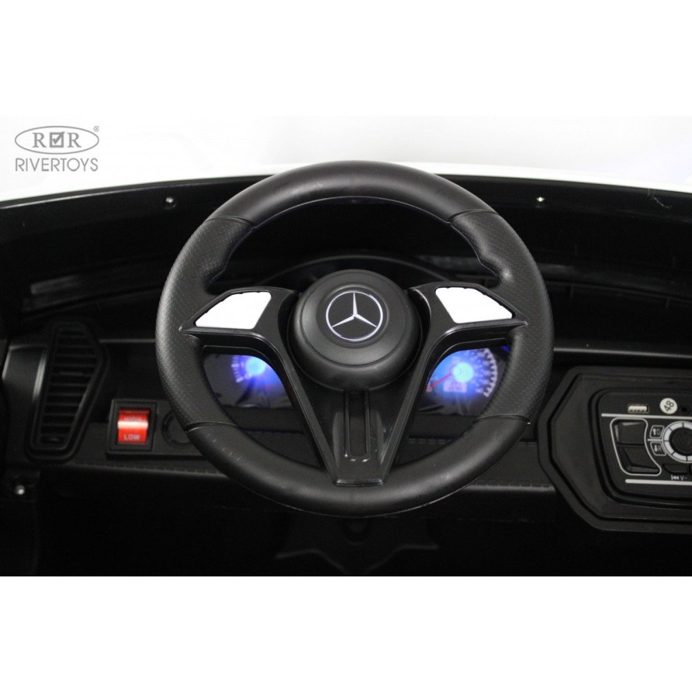 Детский электромобиль Mercedes М007БХ белый, мотор 250Вт