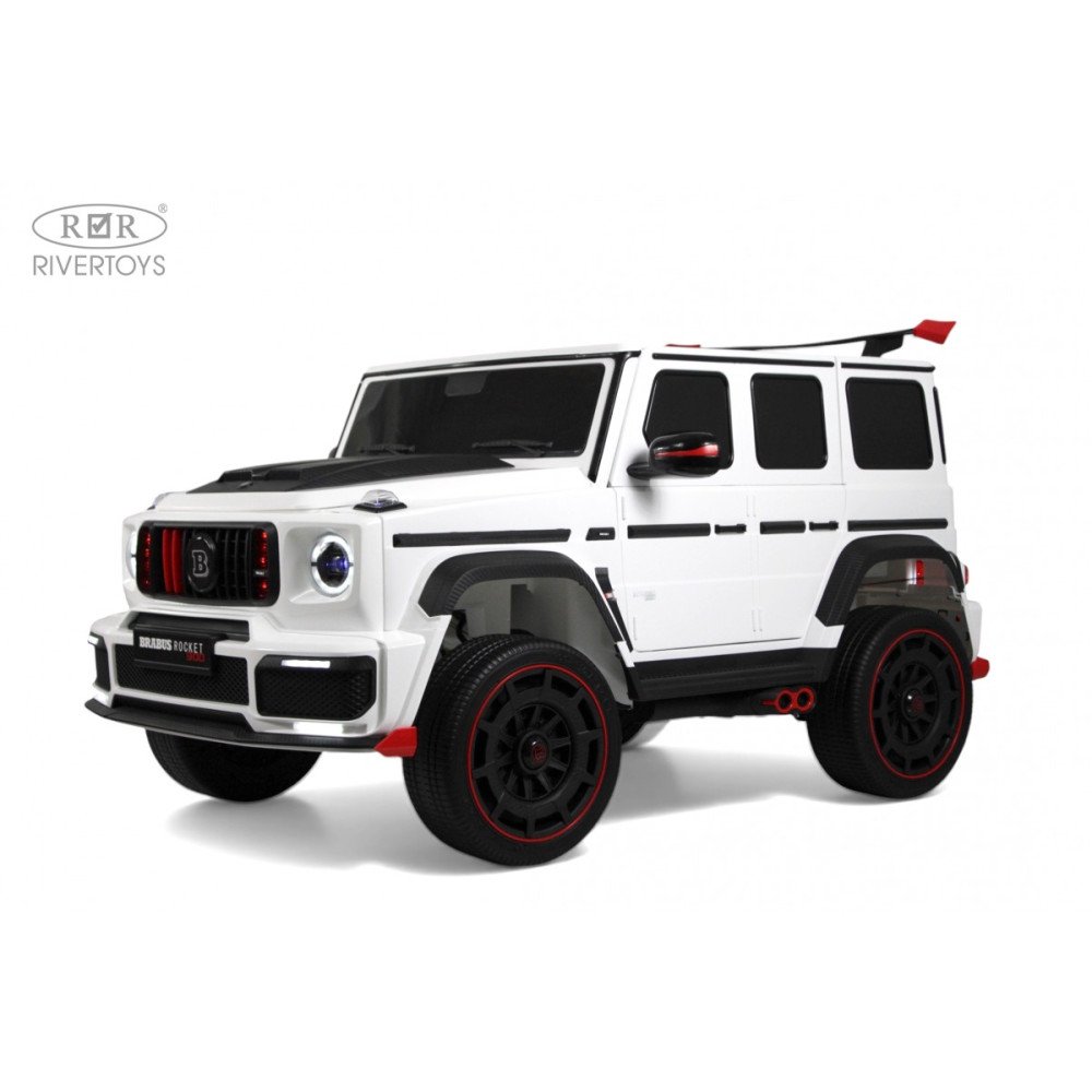 Детский автомобиль Mercedes-Benz Brabus Z888ZZ белый