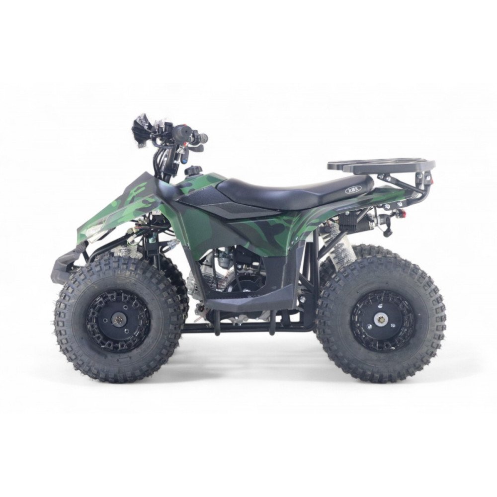 Детский квадроцикл LEON 49CC зеленый камуфляж, бензиновый