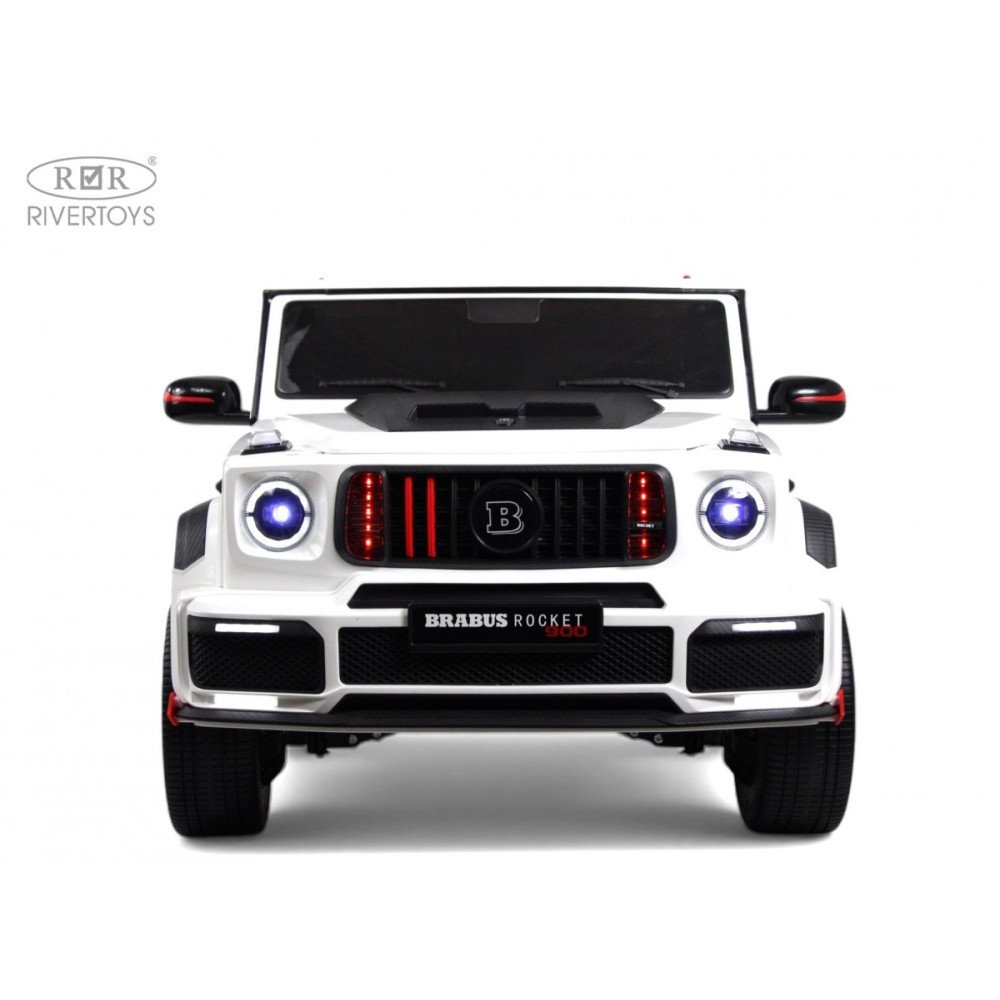 Детский автомобиль Mercedes-Benz Brabus Z888ZZ белый