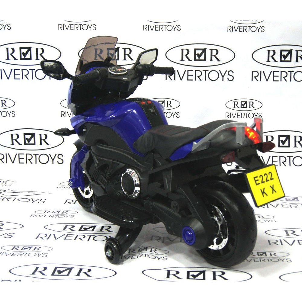 Детский электромотоцикл Е222КХ синий