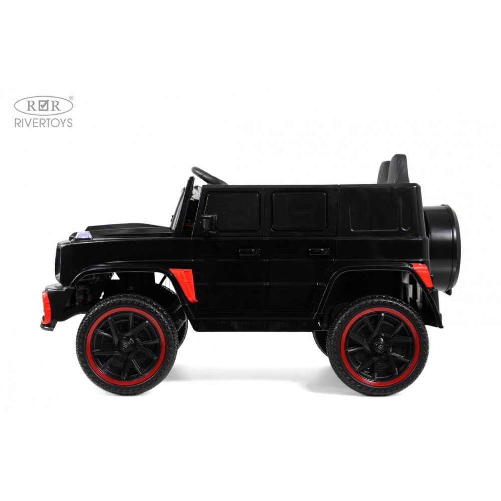 Детский электромобиль Z111VO черный (RiverToys)