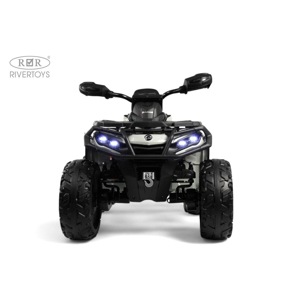 Электроквадроцикл BRP Can-Am Outlander (Y888YY) серый, двухместный
