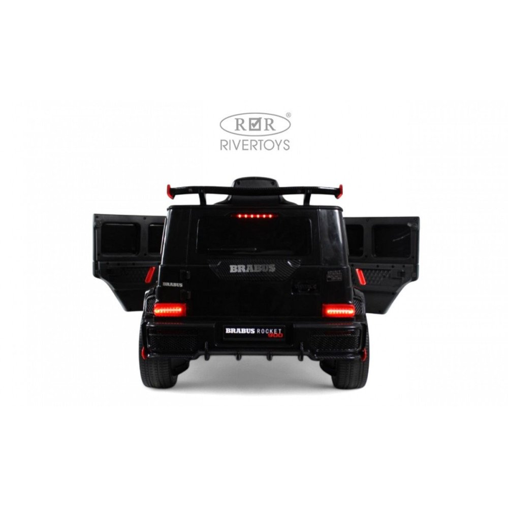 Детский джип Brabus Z777ZZ черный, скорость 11 км/ч