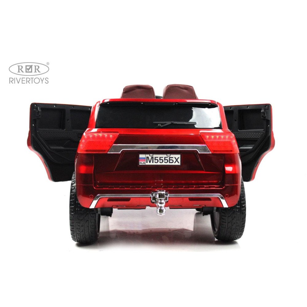 Детский электромобиль Toyota Land Cruiser М555БХ красный глянец