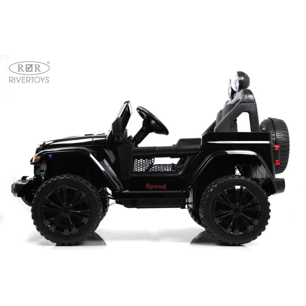Детская машина Jeep Rubicon X004XX черный глянец