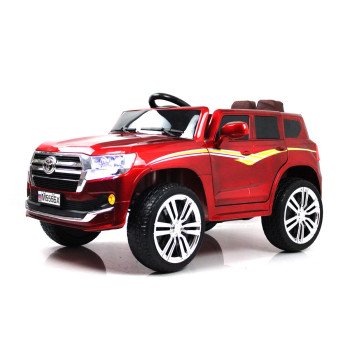 Детский электромобиль Toyota Land Cruiser М555БХ красный глянец