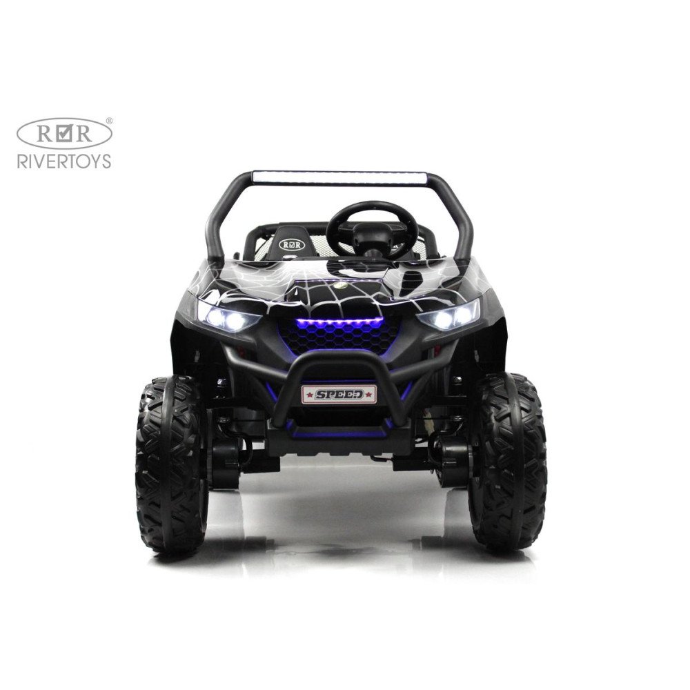 Детский электромобиль T777TT 4WD черный Spider