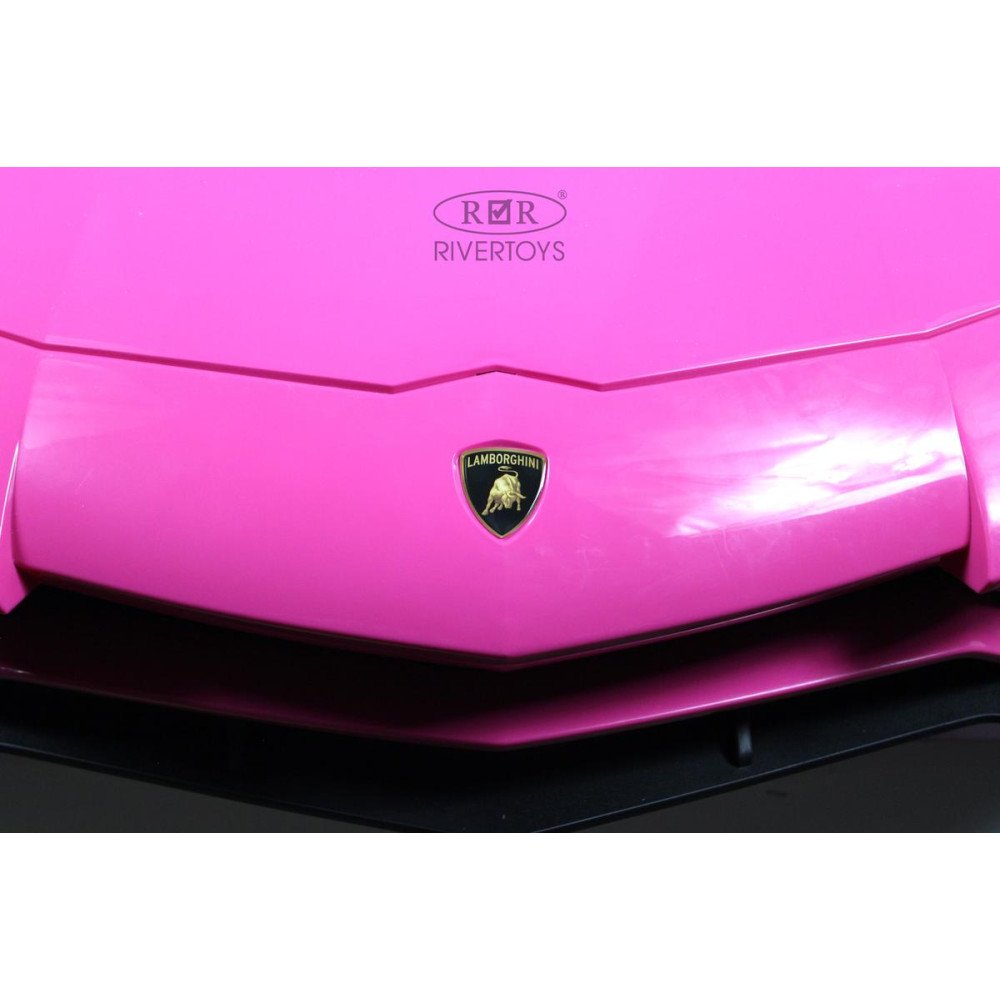 Детский электромобиль Lamborghini Aventador SV (M777MM) розовый