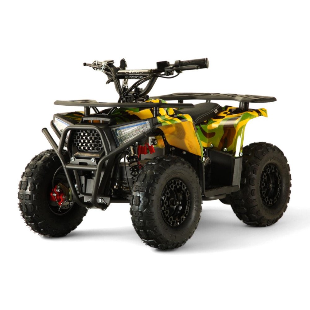 Скоростной электроквадроцикл MIKA LUX желтый камуфляж