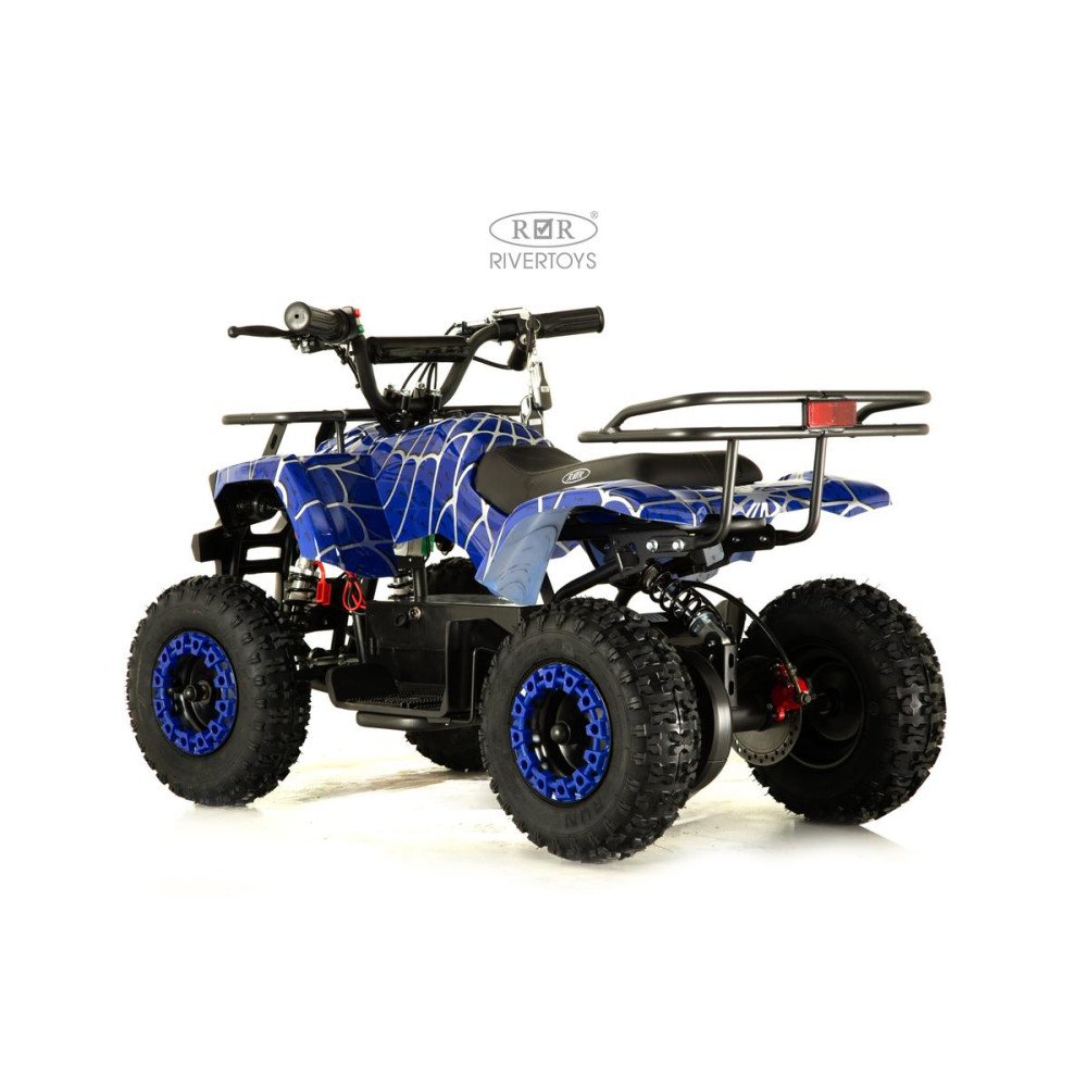 Детский электроквадроцикл TIKI синий Spider, скорость до 20 км/ч