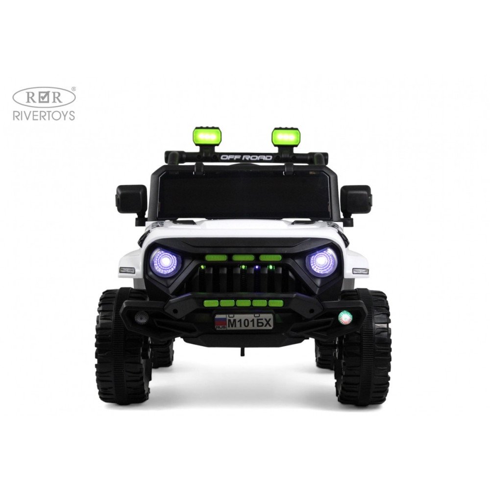 Детский электромобиль М101БХ белый (RiverToys)