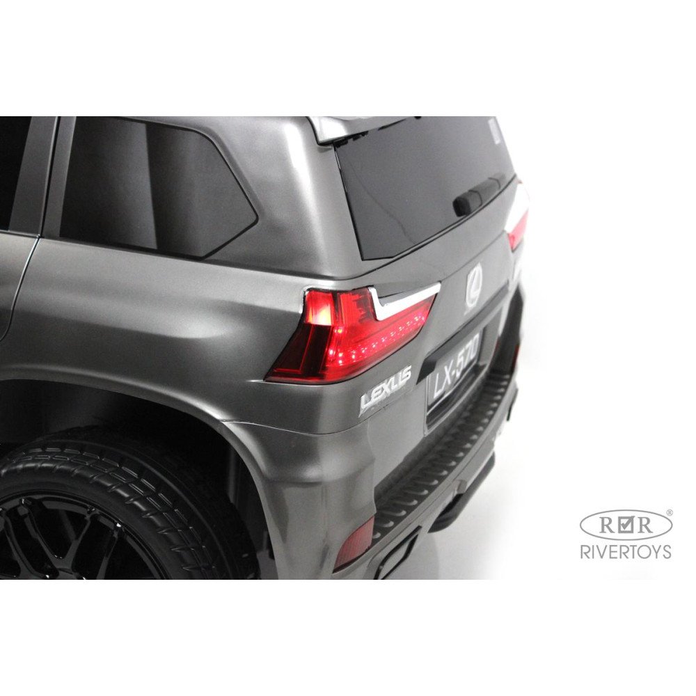 Детская машина Lexus 570 (E555EE) серый глянец с пультом