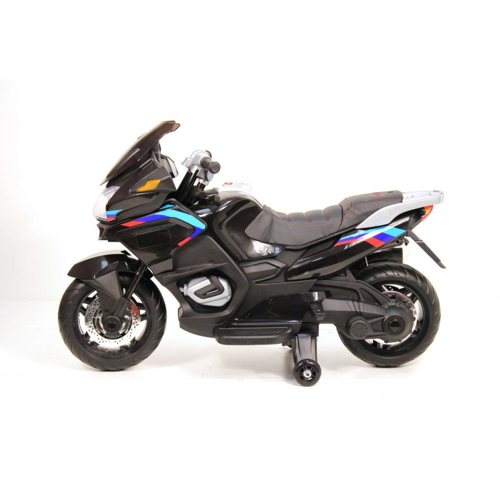 Детский электромотоцикл H222HH черный