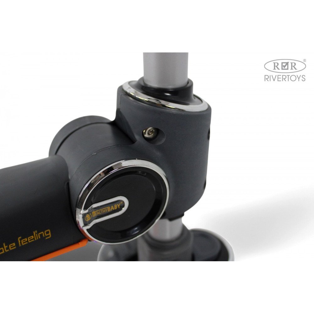 Самокат-беговел HB-008 графитовый