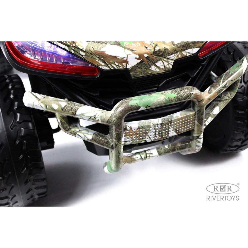 Электромобиль багги L888LL зеленый камуфляж