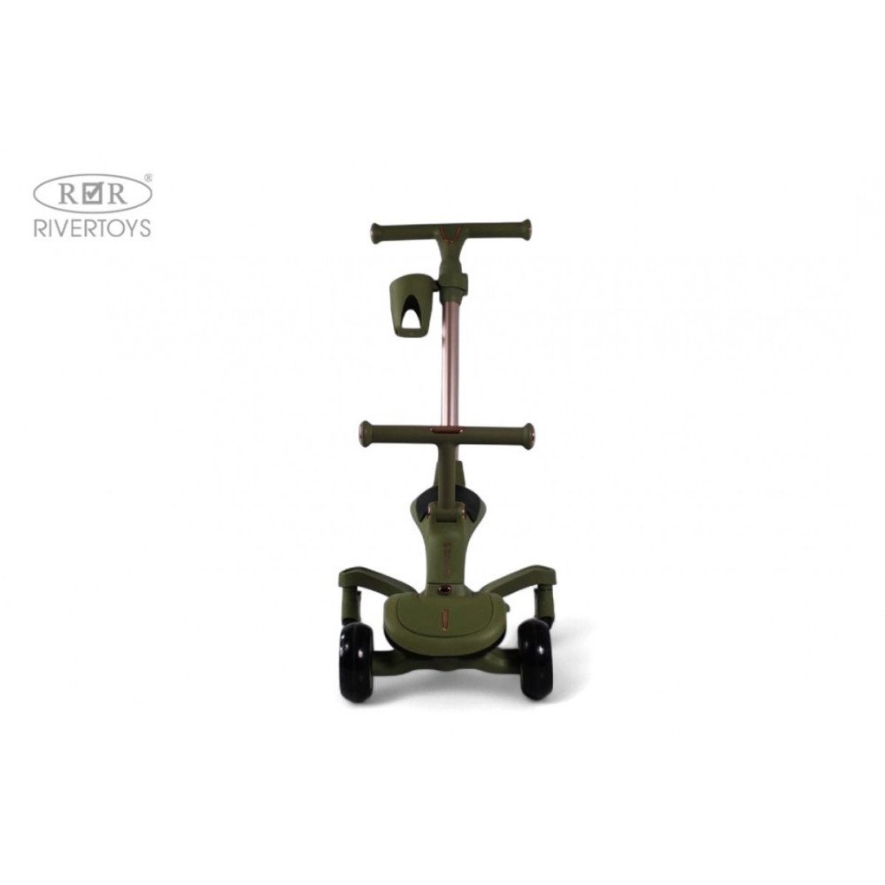 Детский cамокат-беговел HB-111 зеленый