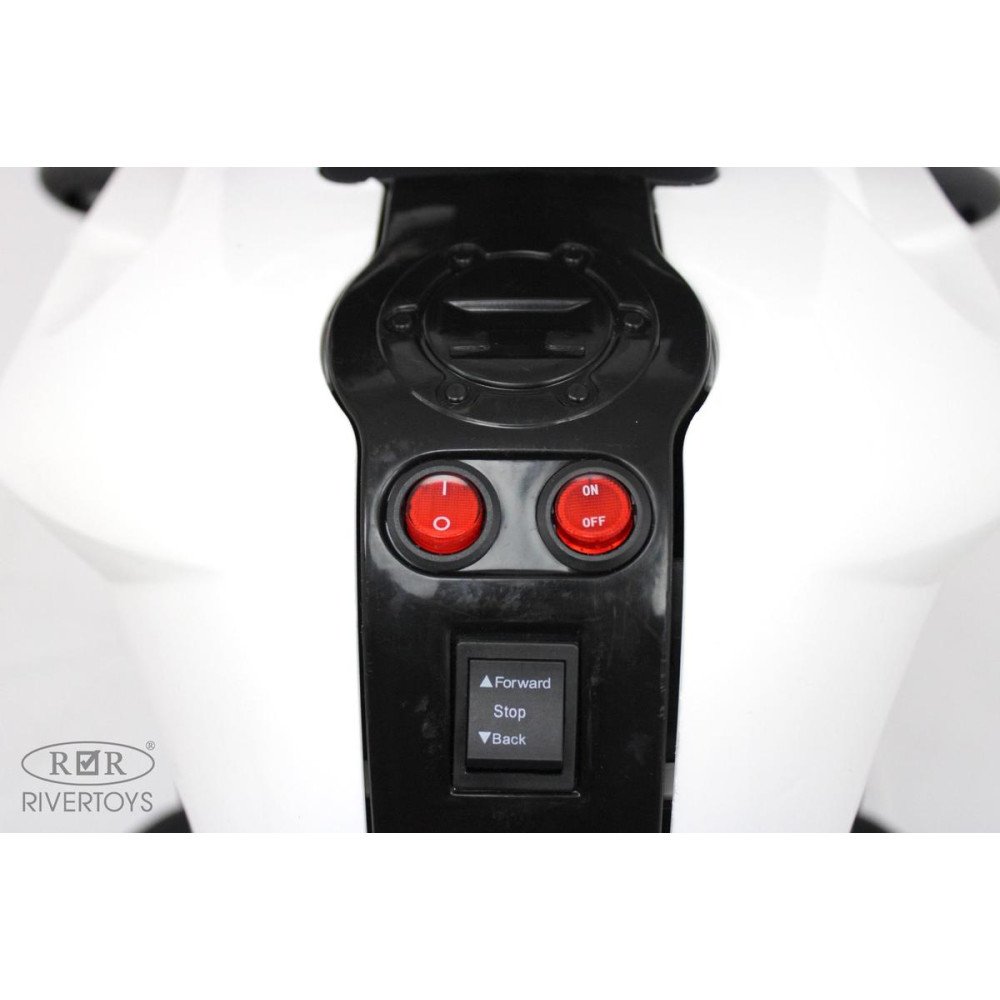 Детский электромотоцикл E222KX белый