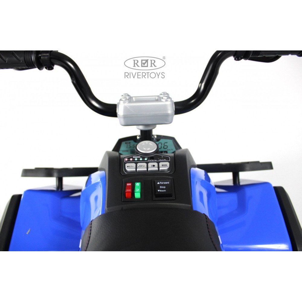 Детский квадроцикл K001AM синий, 4WD