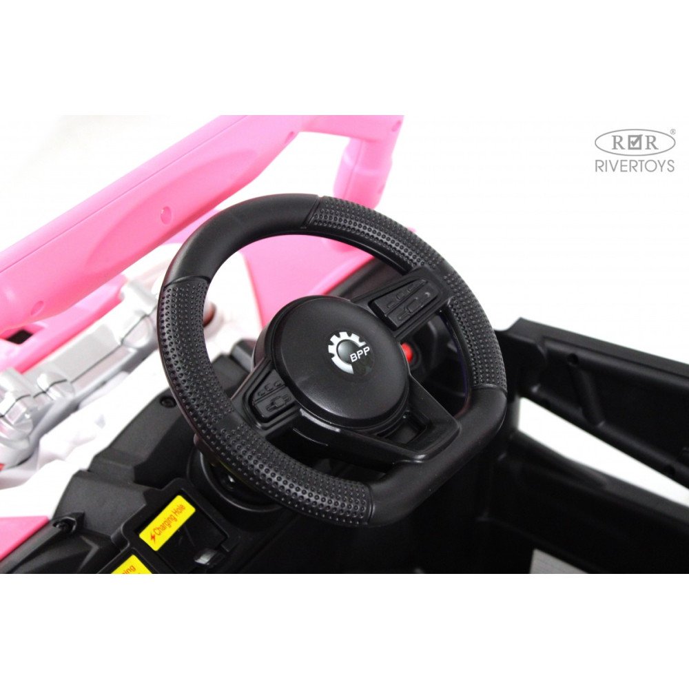Детский электромобиль М303БХ розовый (RiverToys)