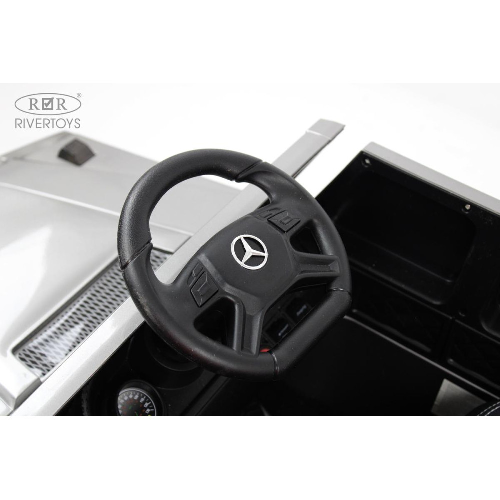 Детский электромобиль Mercedes-AMG G63 (G222GG) серый глянец