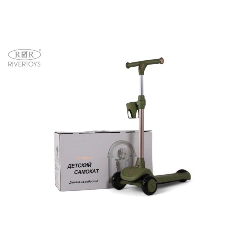 Детский cамокат-беговел HB-111 зеленый