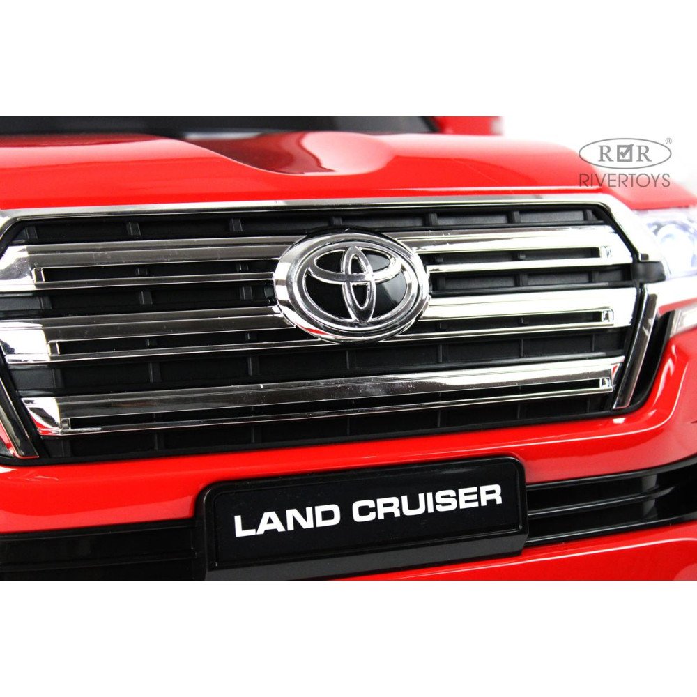 Электромобиль Toyota Land Cruiser 200 (JJ2022) красный глянец