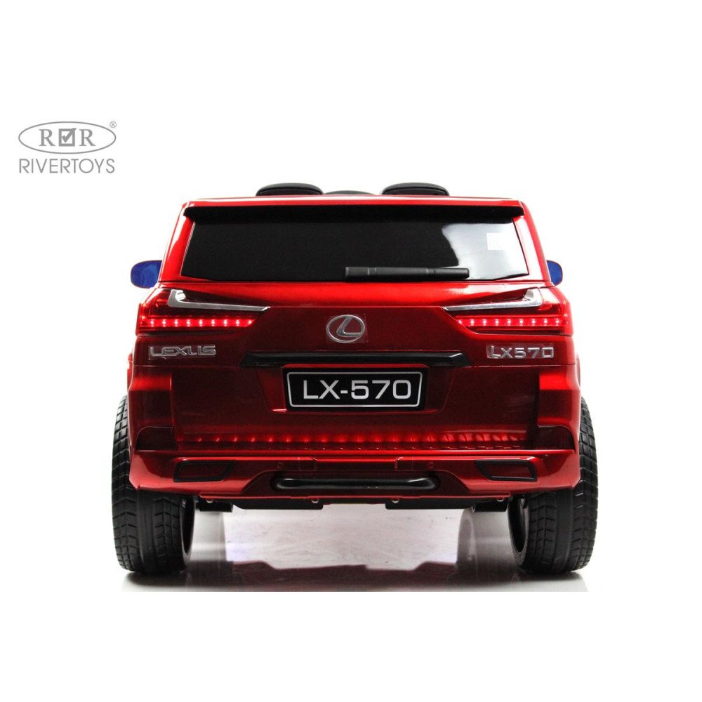 Детский электромобиль Lexus 570 (E555EE) красный глянец