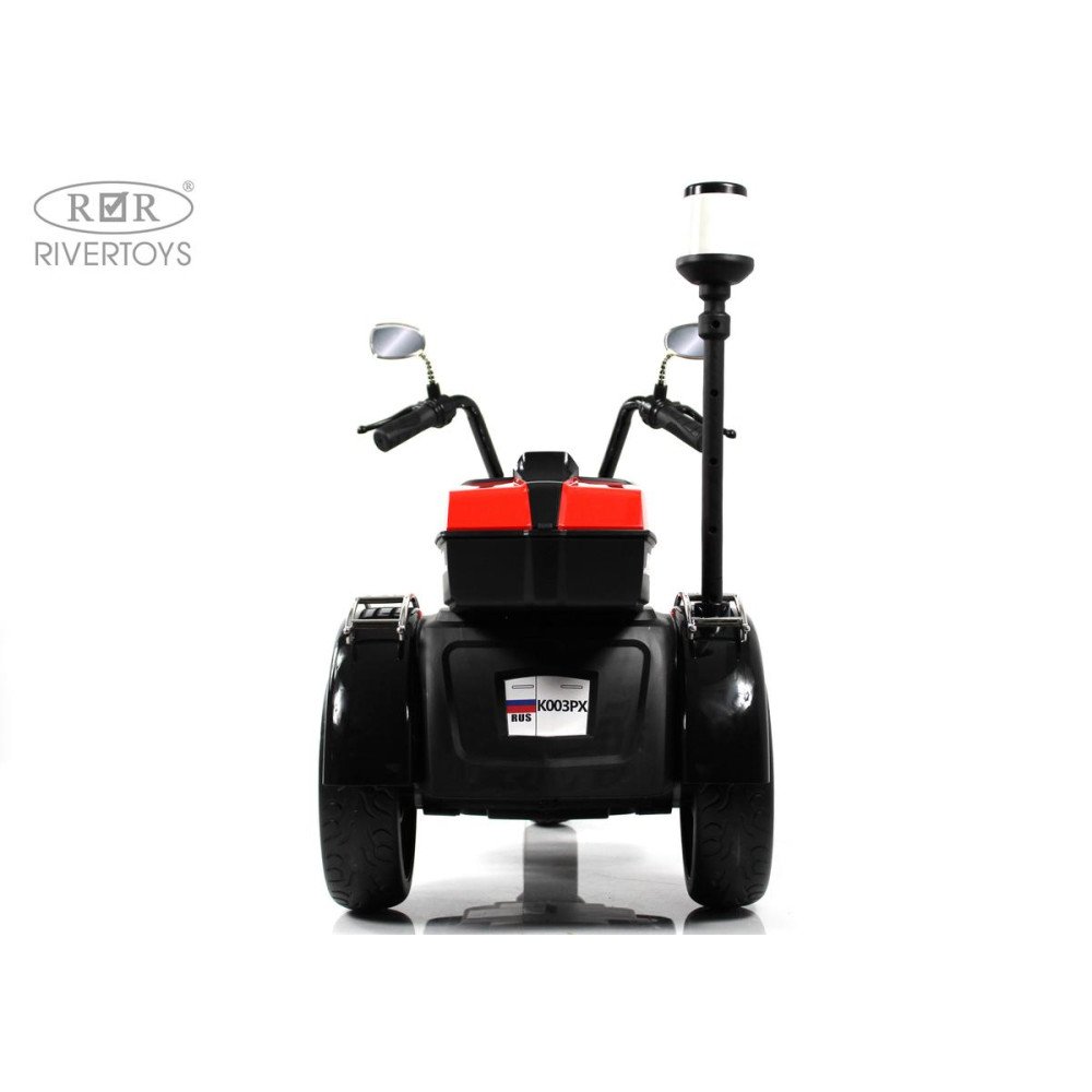 Детский электротрицикл K003PX красный