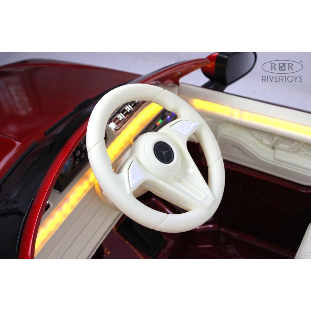 Электромобиль Mercedes-Benz М333БХ красный глянец