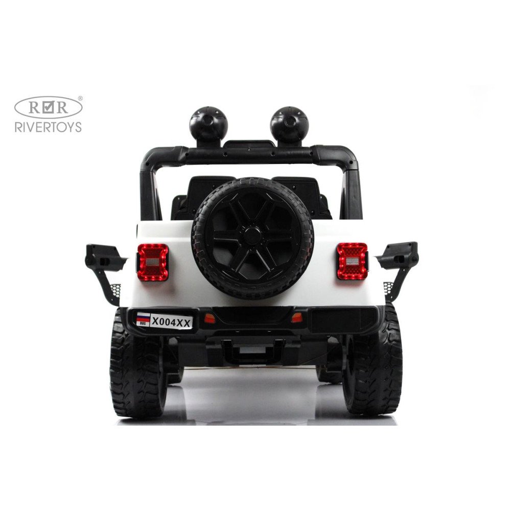 Детский полноприводный джип Jeep Rubicon X004XX белый