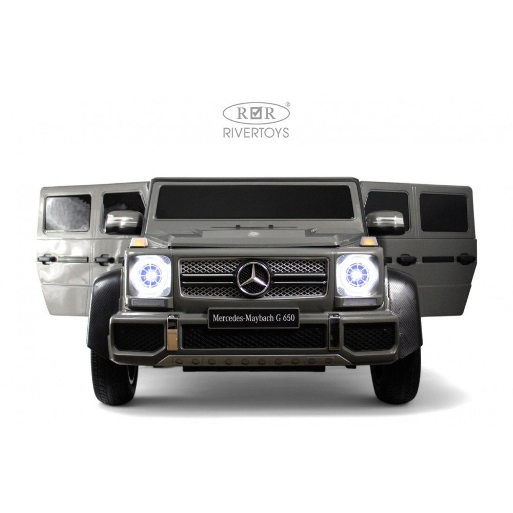 Детский электромобиль Mercedes-Maybach G650 Landaulet (M999MM) серый