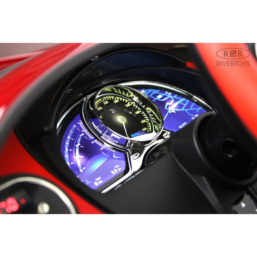 Детская машина Bugatti Divo (HL338) вишневый глянец