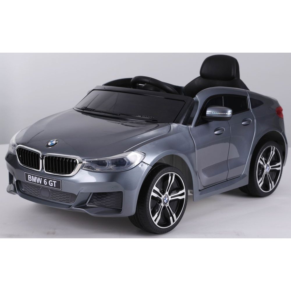 Электромобиль BMW6 GT (JJ2164) серый глянец на резиновых колесах