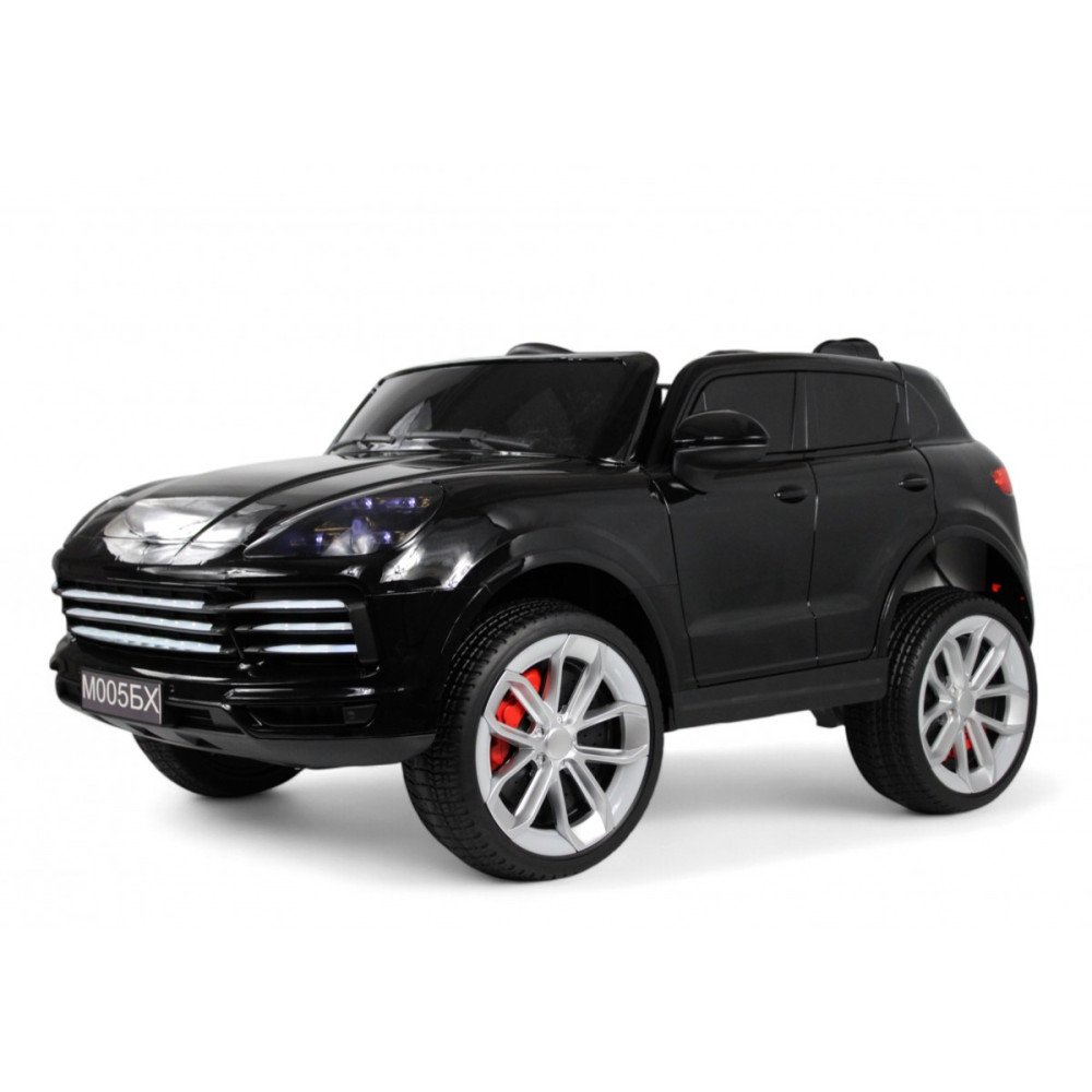 Электромобиль Porsche Cayenne М005БХ черный глянец, мотор 250Вт