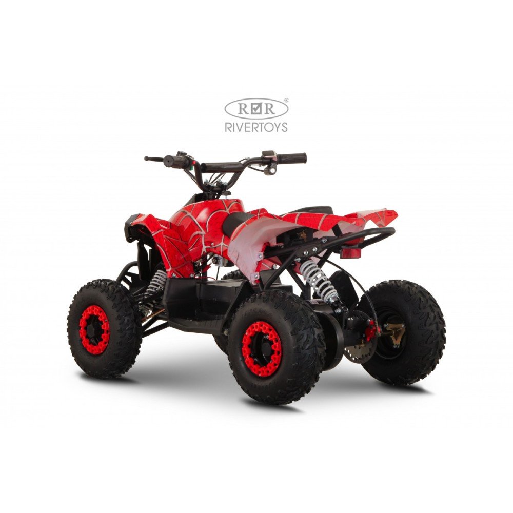 Мощный электроквадроцикл MARK красный Spider