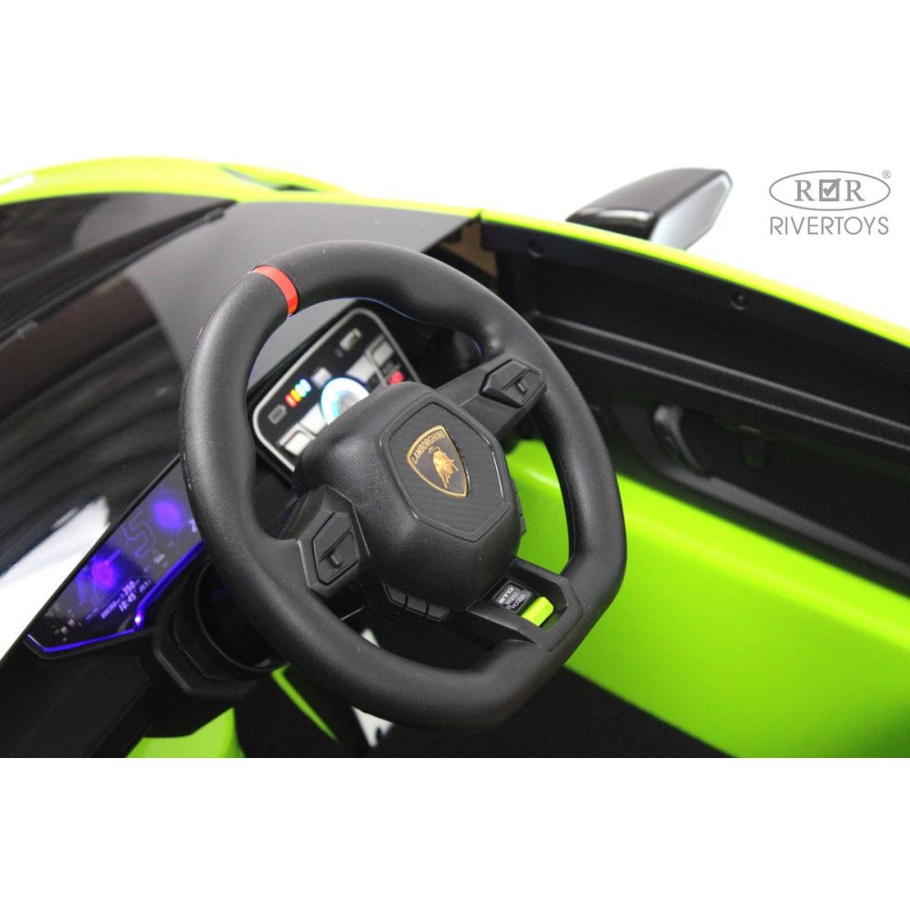 Детская машина Lamborghini Huracán STO (E888EE) зеленая