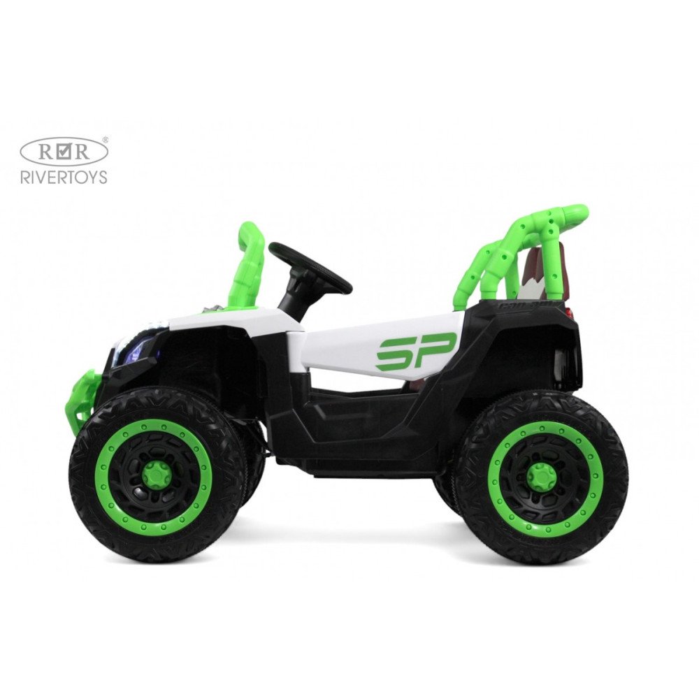 Детский электромобиль М303БХ зеленый (RiverToys)