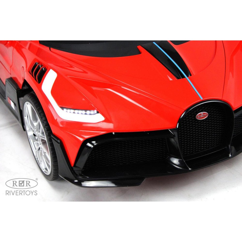 Детский электромобиль Bugatti Divo (HL338) красный, с пультом