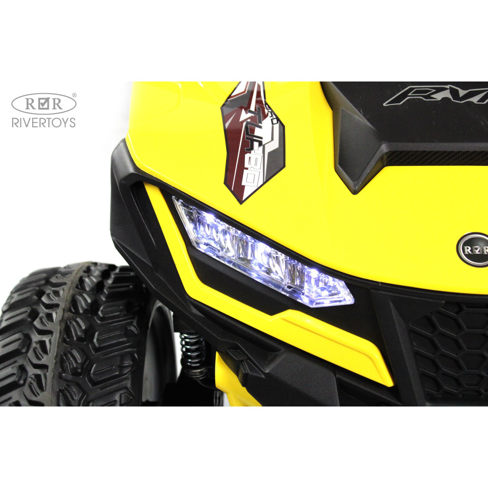 Детский электромобиль C555CC желтый