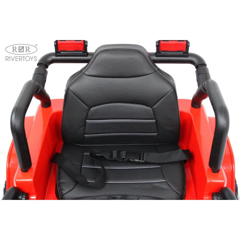 Электромобиль Jeep Wrangler T222TT 4WD красный