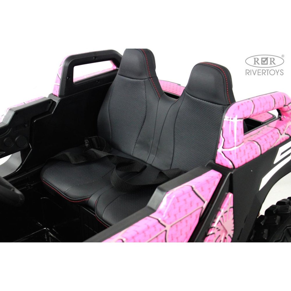 Детский электромобиль A707AA 4WD розовый Spider