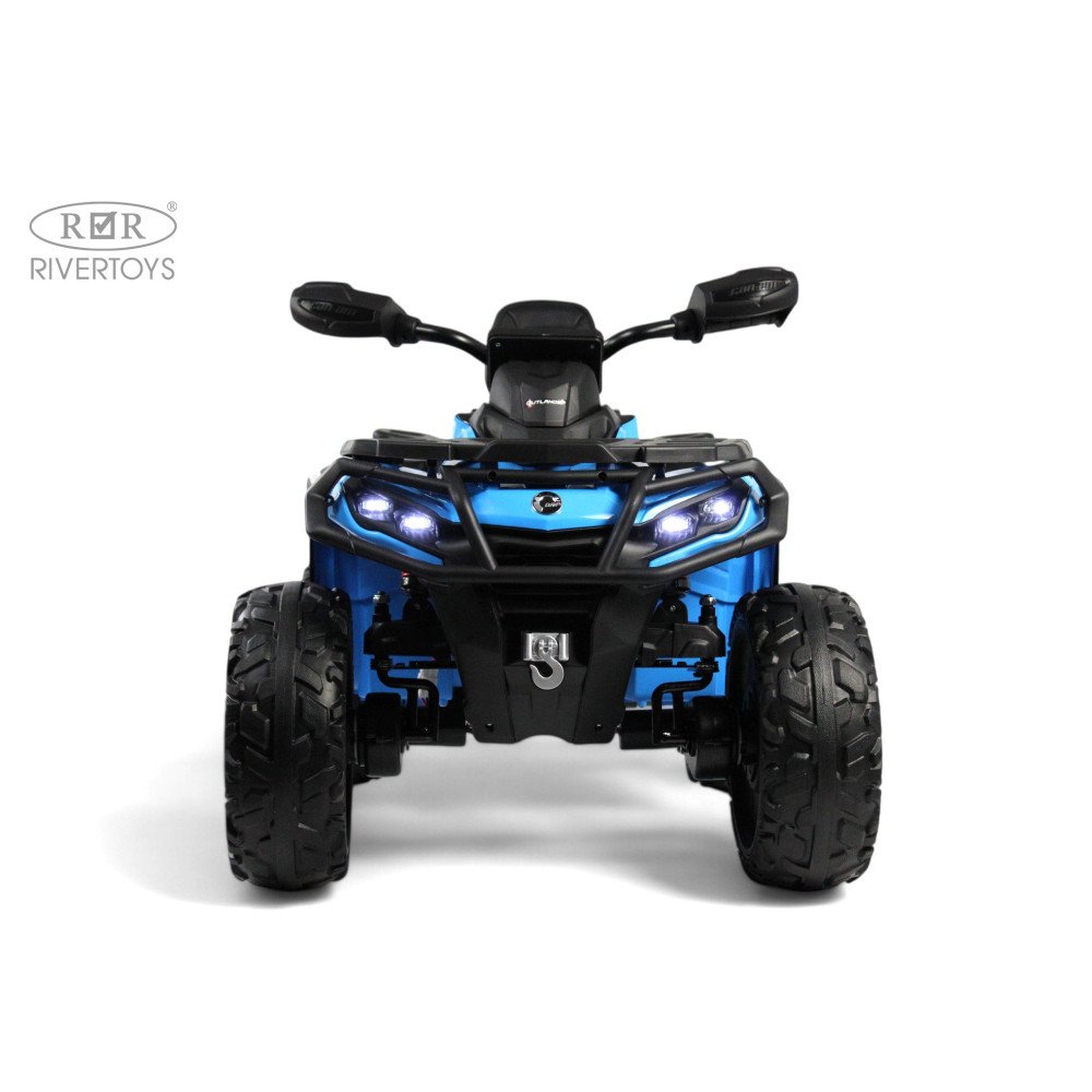 Детский квадроцикл BRP Can-Am Outlander (Y888YY) синий, двухместный