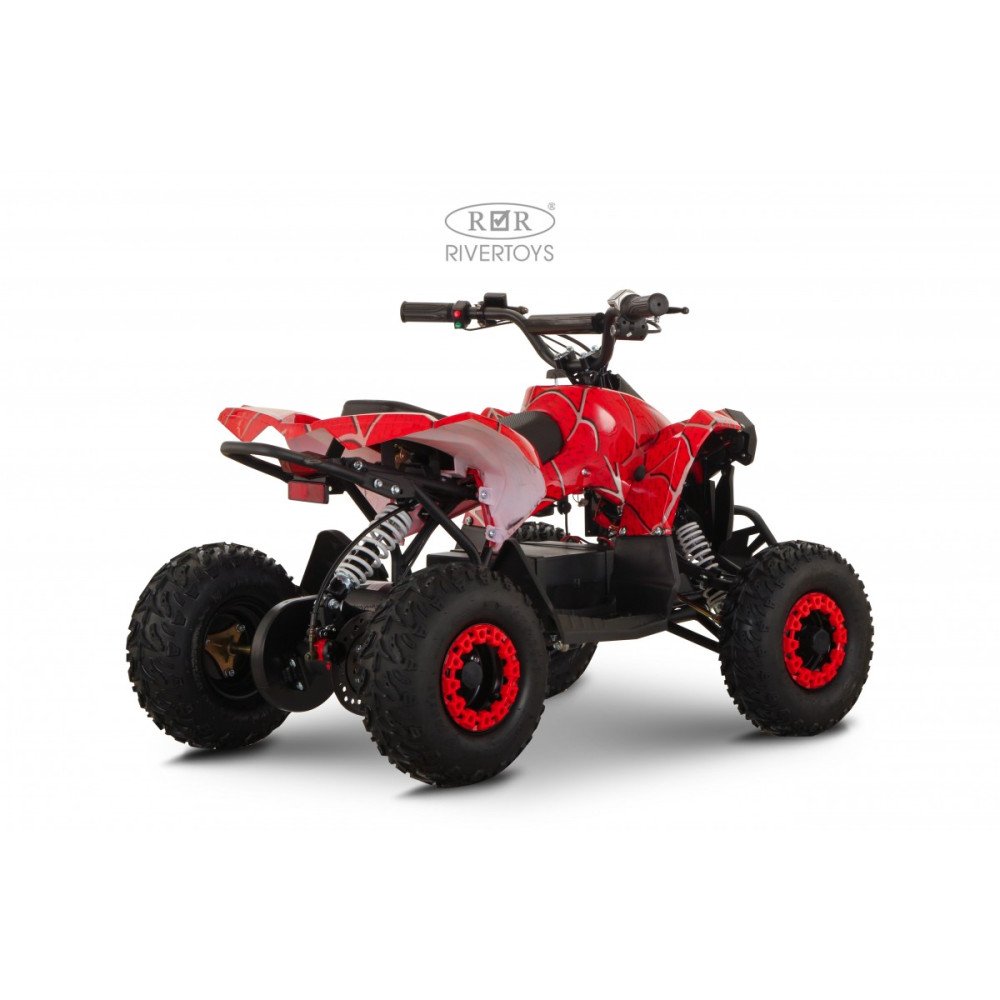 Мощный электроквадроцикл MARK красный Spider
