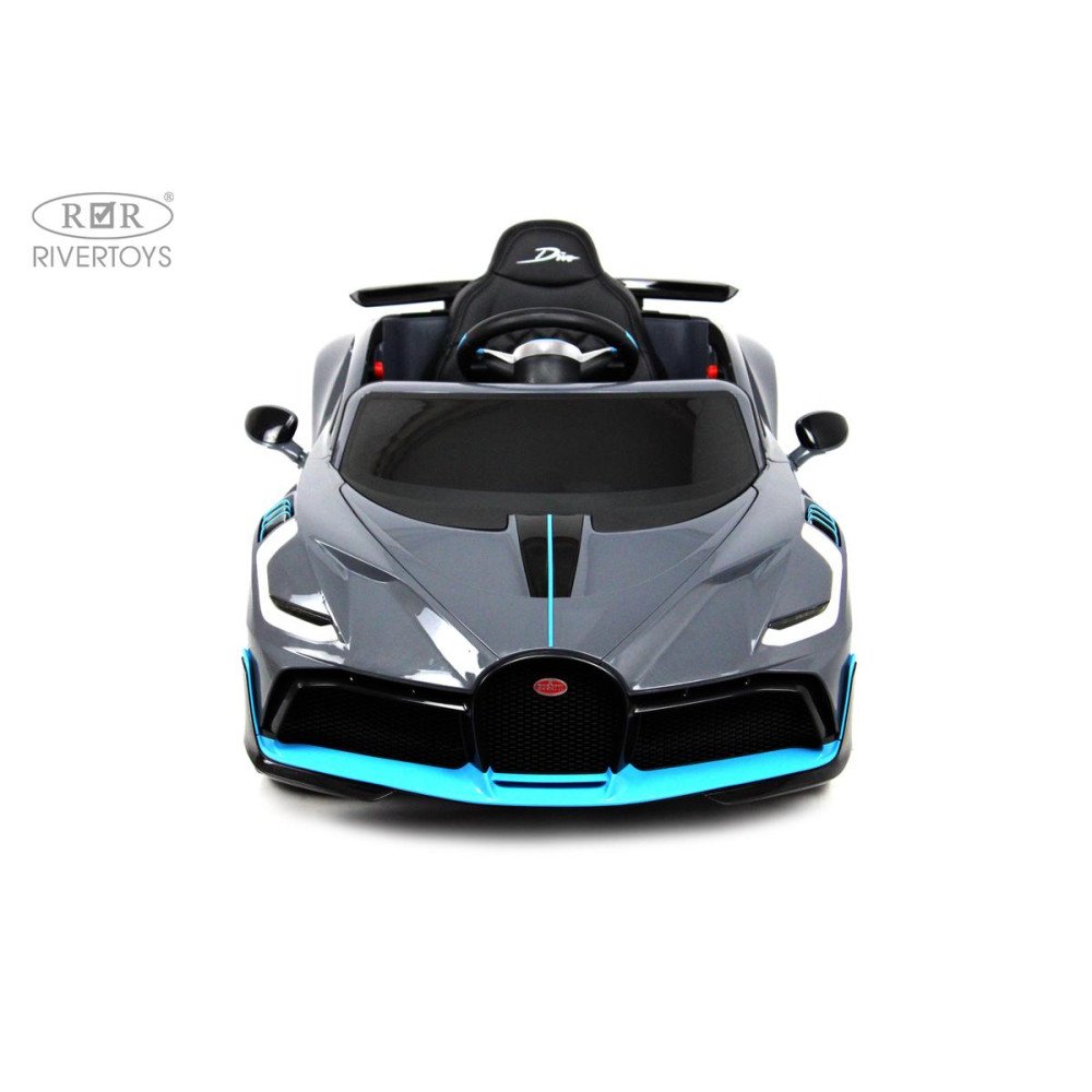 Детская машина Bugatti Divo (HL338) серый, с пультом
