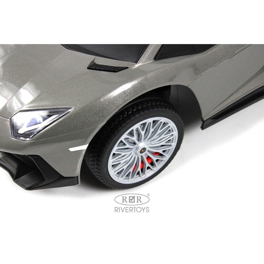 Детский толокар Lamborghini M555MM-D серый