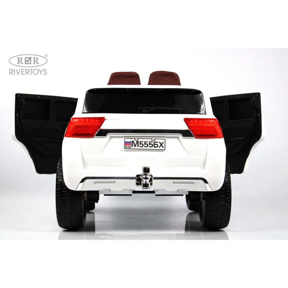 Детский электромобиль Toyota Land Cruiser М555БХ белый