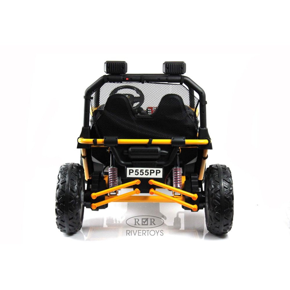 Детский двухместный багги P555PP оранжевый